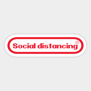 social distancing champs in game Sticker